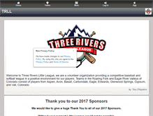 Tablet Screenshot of 3riversll.com